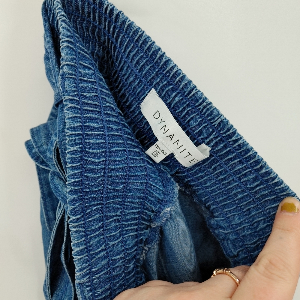 Dynamite | chambray joggers - Picture 6 of 6